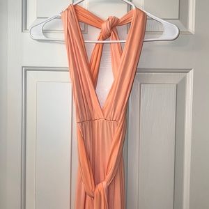 Peachy Sheen Infinity Maxi Dress